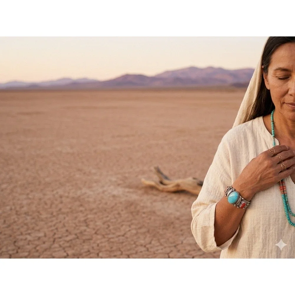 Navajo Sterling Silver Cuff Bracelet Genuine Native American Jewelry 6.25 ** - Picture 4 of 11